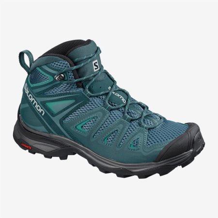 Salomon X ULTRA MID 3 AERO W Turkis Tursko Dame [NO 1-VFD]
